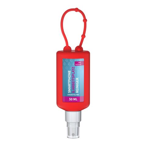 Smartphone et Lieu de Travail Cleaner rouge | 4C Body Label brillante