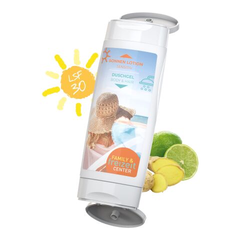 Pack Duo Lait solaire sensible FPS 30 + Gel Douche Gingembre-Vitron Vert (2x 50 ml) 4C Body Label