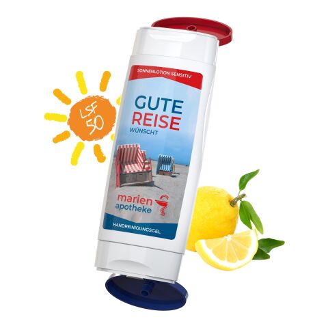 Pack Duo: Lait solaire sensible FPS 50 + Gel nettoyant pour les mains (2x 50 ml) 4C Body Label