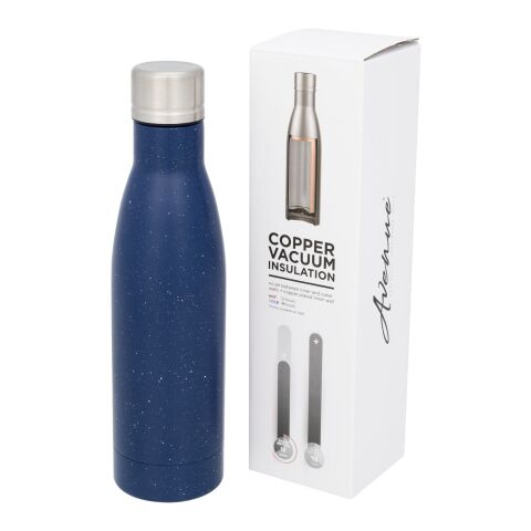 Bouteille isolante Vasa mouchetée Standard | bleu transparent | sans marquage | non disponible | non disponible