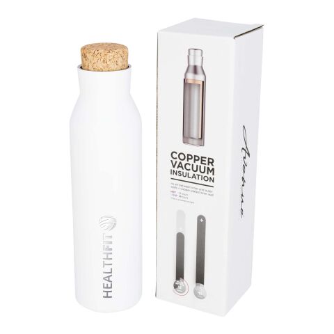 Bouteille isotherme sous vide cuivrée Norse avec bouchon Standard | blanc | sans marquage | non disponible | non disponible