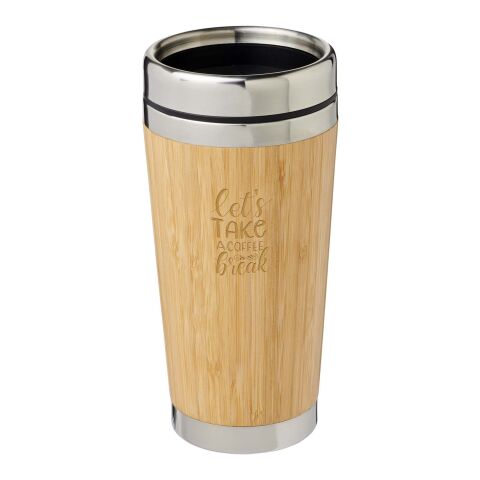 Gobelet 450 ml avec extérieur en bambou Bambus Standard | Marron | sans marquage | non disponible | non disponible