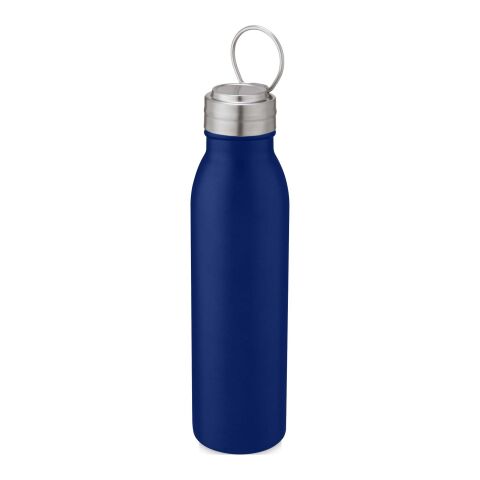 Bouteille de sport Harper 700 ml en acier inoxydable avec boucle métallique Standard | Bleu minéral | sans marquage | non disponible | non disponible