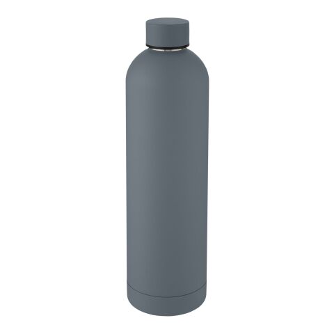 Bouteille isotherme Spring de 1&nbsp;L avec isolation par le vide et couche de cuivre Standard | Gris foncé | sans marquage | non disponible | non disponible