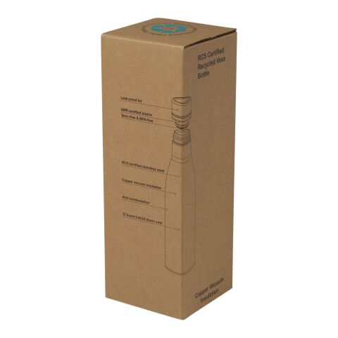 Bouteille isotherme sous vide Vasa de 500 ml en cuivre et acier inoxydable recyclé certifié RCS Standard | blanc | sans marquage | non disponible | non disponible