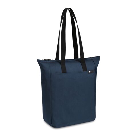 Sac tote avec fermeture à zip en rPET AWARE™ Renew bleu marine | sans marquage | non disponible | non disponible | non disponible