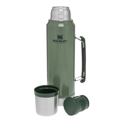 Bouteille Stanley Classic de 1 000 ml Standard | Vert forêt | Tampographie 1 couleur | Capuchon | 25 mm x 40 mm