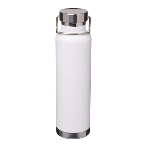 Bouteille avec isolation sous vide Astra de 650 ml en cuivre et acier inoxydable recyclé certifié RCS Standard | blanc | sans marquage | non disponible | non disponible