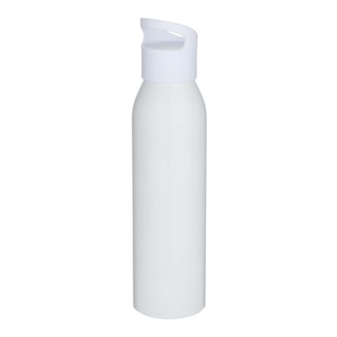 Bouteille d’eau Sky de 650&nbsp;ml en acier inoxydable recyclé certifié RCS à simple paroi Standard | Blanc | sans marquage | non disponible | non disponible