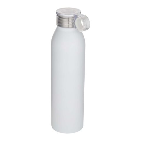 Bouteille d’eau Grom de 650 ml en acier inoxydable recyclé certifié RCS Standard | Blanc | sans marquage | non disponible | non disponible