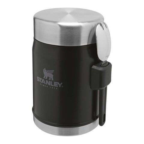Bocal alimentaire de 400 ml Stanley Legendary avec cuillère-fourchette Standard | Noir | sans marquage | non disponible | non disponible