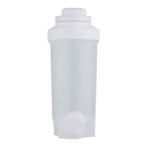 Bouteille de sport Forza de 700&nbsp;ml avec bille de shaker Blanc | sans marquage | non disponible | non disponible