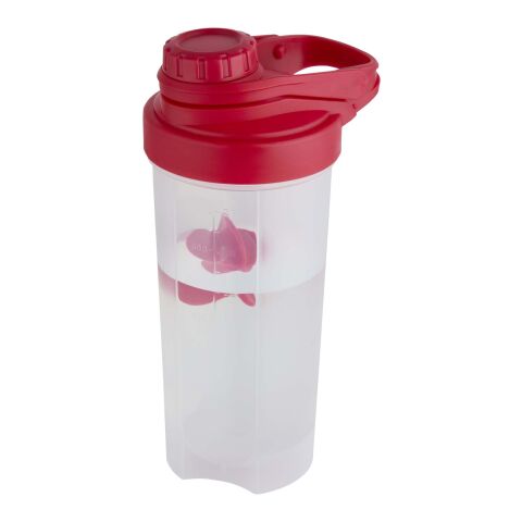 Bouteille de sport Forza de 700&nbsp;ml avec bille de shaker Standard | Rouge | sans marquage | non disponible | non disponible