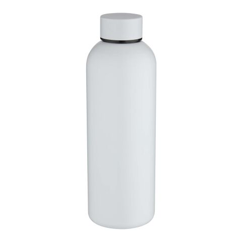 Bouteille d’eau Spring de 750&nbsp;ml en acier inoxydable recyclé certifié RCS à simple paroi Standard | Blanc | sans marquage | non disponible | non disponible