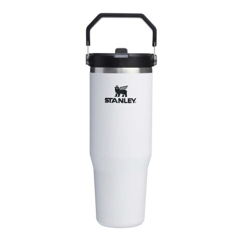 Stanley IceFlow™ 2.0 gobelet isolé en acier inoxydable de 890 ml avec paille retournable blanc