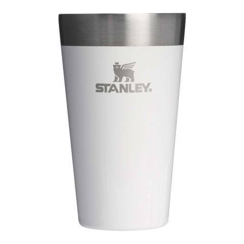 Gobelet en acier inoxydable isolé Stanley Stacking 470 ml blanc