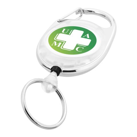 Clip extensible porte-clés Gerlos Standard | Blanc | sans marquage | non disponible | non disponible | non disponible