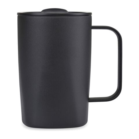 Mug 450ml en acier recyclé RCS Aviana™ Rowan noir | sans marquage | non disponible | non disponible