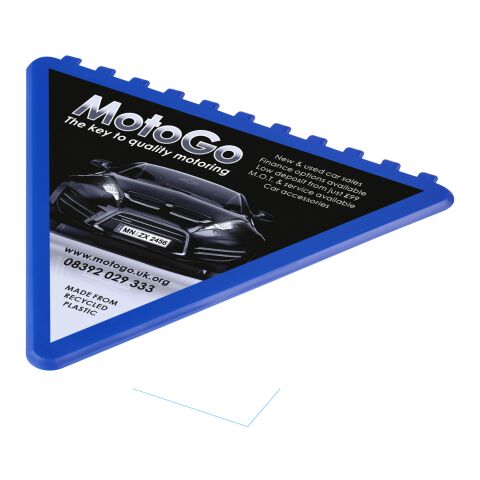 Grattoir à glace triangulaire Frosty 2.0 Bleu royal | sans marquage | non disponible | non disponible