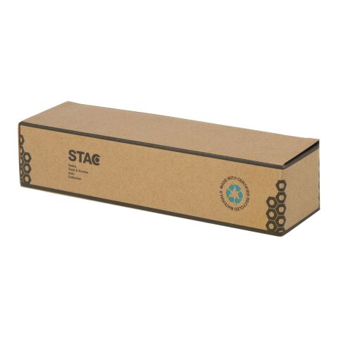 Torche en plastique recyclé avec mousqueton Kuma en bambou/RCS Standard | Naturel | sans marquage | non disponible | non disponible