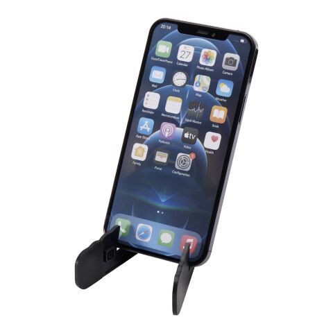 Support pliable Buna pour tablette et téléphone en plastique recyclé Standard | Noir | sans marquage | non disponible | non disponible
