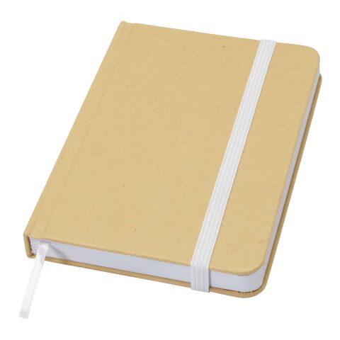 Carnet A6 Reed uni recyclé à couverture rigide Standard | Blanc | sans marquage | non disponible | non disponible