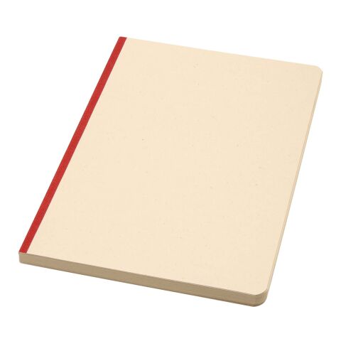 Carnet A5 Liliana à couverture souple en canne à sucre et RPET Standard | Brick | sans marquage | non disponible | non disponible