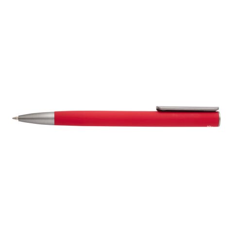 Stylo bille Ziguur en aluminium recyclé Rouge