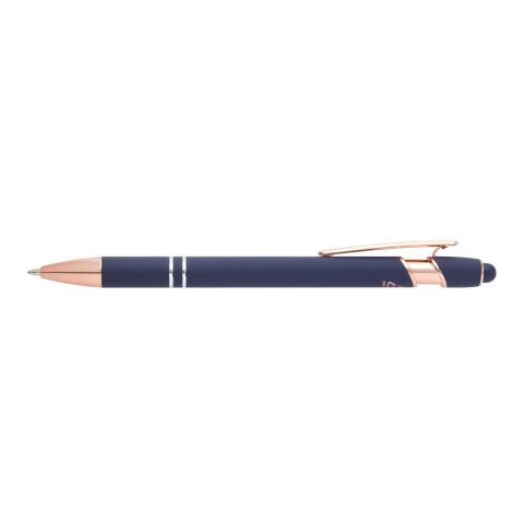 Stylo bille Nanna avec finition or rose Standard | Bleu océan | sans marquage | non disponible | non disponible