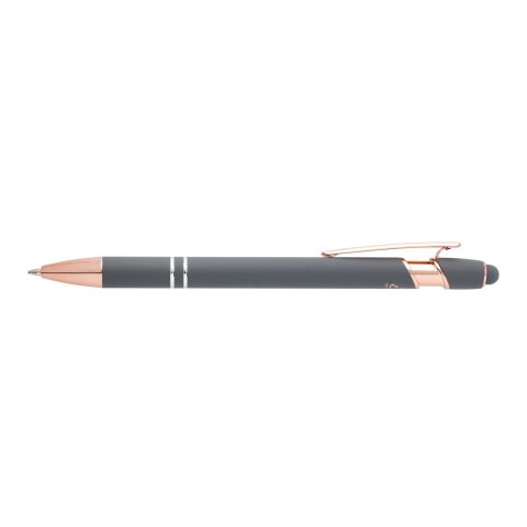 Stylo bille Nanna avec finition or rose Twilight Grey