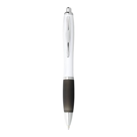 Stylo à bille Nash Standard | blanc-noir | sans marquage | non disponible | non disponible