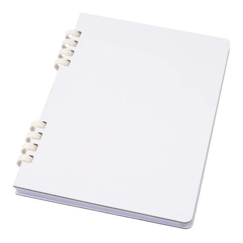 Carnet de notes à spirales Fil A5 à couverture rigide en papier recyclé RCS Standard | Blanc | sans marquage | non disponible | non disponible