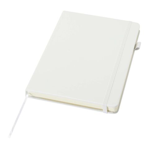 Carnet Liss A5 à couverture rigide en plastique recyclé blanc