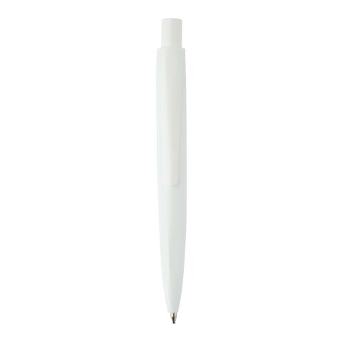 Mini-stylo à bille Ramin en plastique recyclé (encre bleue) blanc