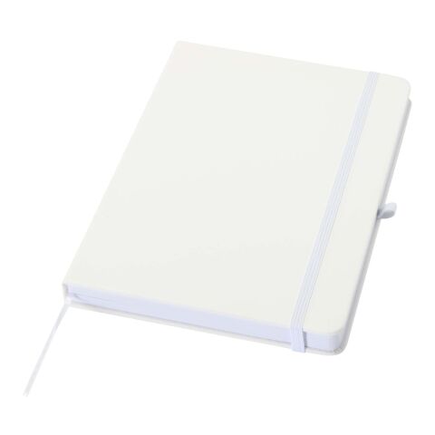 Carnet à couverture rigide en papier recyclé Spectrum A5 blanc