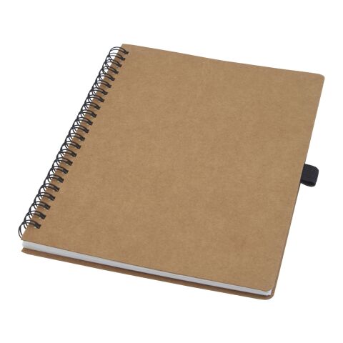 Carnet Cobble A5 à spirales en carton recyclé avec papier de pierre Standard | Naturel | sans marquage | non disponible | non disponible
