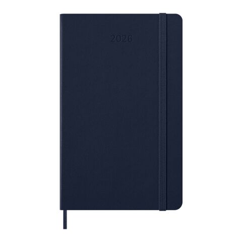 Agenda L quotidien 12 mois Moleskine à couverture rigide Standard | Bleu saphir | sans marquage | non disponible | non disponible