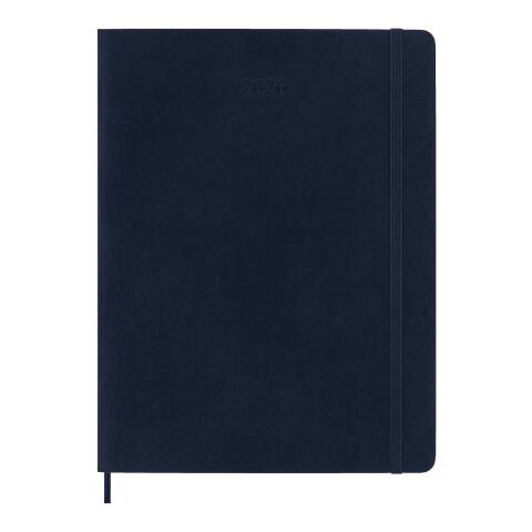 Agenda XL 12 mois Moleskine à couverture souple Standard | Bleu saphir | sans marquage | non disponible | non disponible