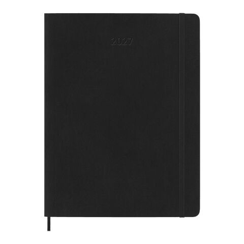 Agenda XL 12&nbsp;mois Moleskine à couverture souple Standard | Noir | sans marquage | non disponible | non disponible
