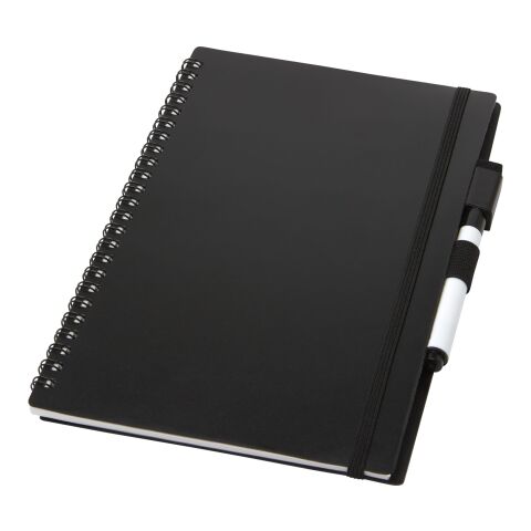 Bloc-notes réutilisable Pebbles format A5 Standard | Noir | sans marquage | non disponible | non disponible