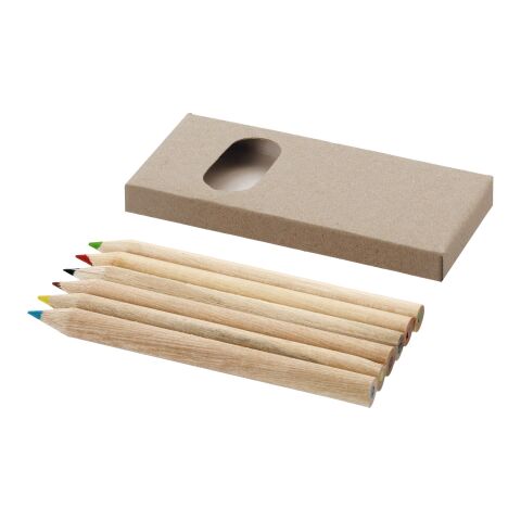 Set de coloriage Artemaa avec 6 crayons Standard | Naturel | sans marquage | non disponible | non disponible