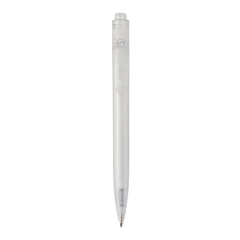 Stylo bille Thalaasa en plastique océanique Standard | Blanc | sans marquage | non disponible | non disponible