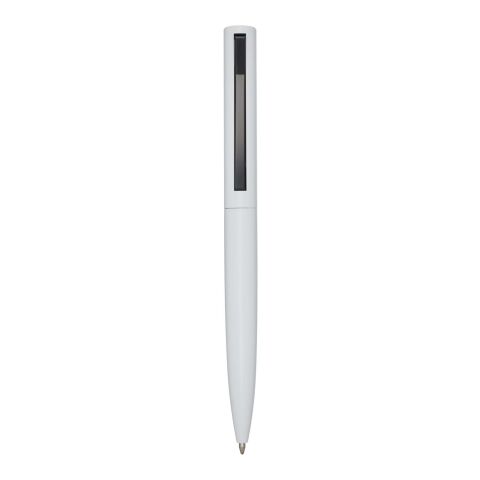 Stylo bille en aluminium recyclé Juana Standard | Blanc | sans marquage | non disponible | non disponible