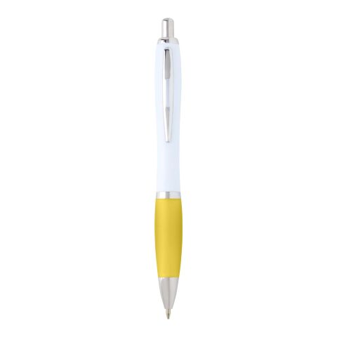 Stylo bille Nash en plastique recyclé (encre noire) Standard | Jaune | sans marquage | non disponible | non disponible