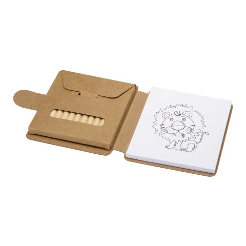 Bloc de dessin Chroma et coffret de crayons Naturel