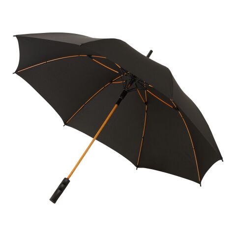 Parapluie tempête à ouverture automatique 23&quot; Spark Standard | Orange-Noir | sans marquage | non disponible | non disponible | non disponible