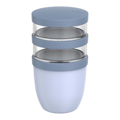Pot repas Mepal Ellipse isotherme 3 pièces de 500&nbsp;ml + 2 x 200&nbsp;ml Bleu