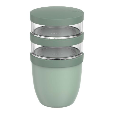 Pot repas Mepal Ellipse isotherme 3 pièces de 500&nbsp;ml + 2 x 200&nbsp;ml Standard | Sauge | sans marquage | non disponible | non disponible