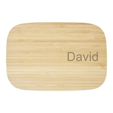 Boîte repas Tite en acier inoxydable avec couvercle en bambou Standard | Naturel-Argent | sans marquage | non disponible | non disponible