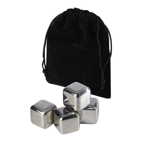 Ensemble de glaçons en acier inoxydable Froz Noir-Argent | sans marquage | non disponible | non disponible